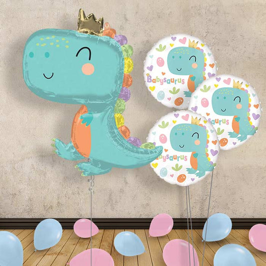 Baby Dinosaur Helium Balloon Bouquet