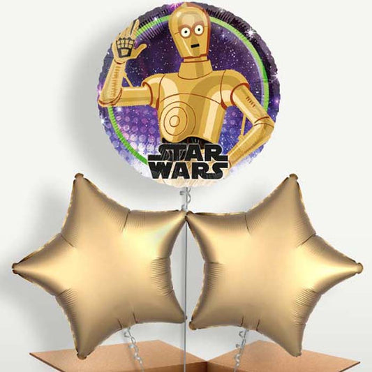 Star Wars C3-PO Helium Bunch of Balloons | Small Indoor Plants