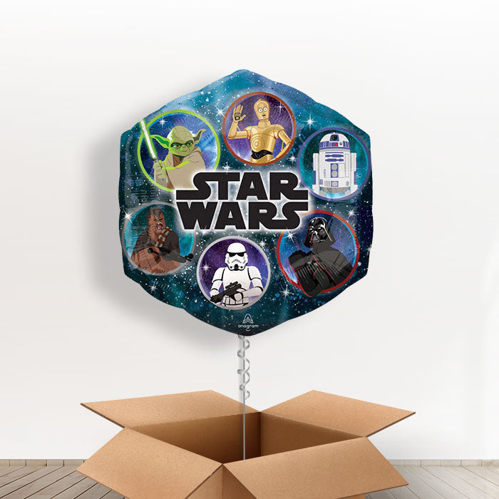 Giant Star Wars Balloon in a Box Gift