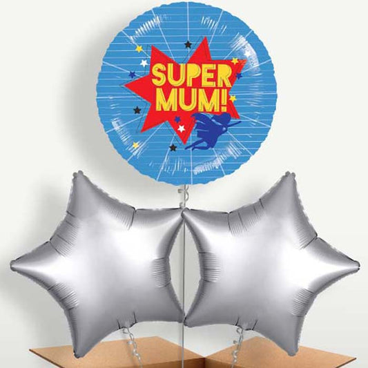 Super Mum Helium Bunch of Balloons | Small Indoor Plants
