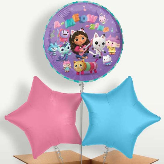 Gabby’s Dollhouse Purple Trio Balloon Bunch | Small Indoor Plants