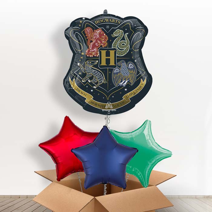 Harry Potter Hogwarts Crest Foil Balloon in a Box