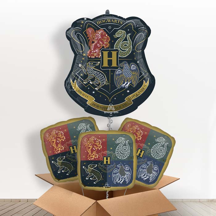 Harry Potter Hogwarts Crest Foil Balloon in a Box