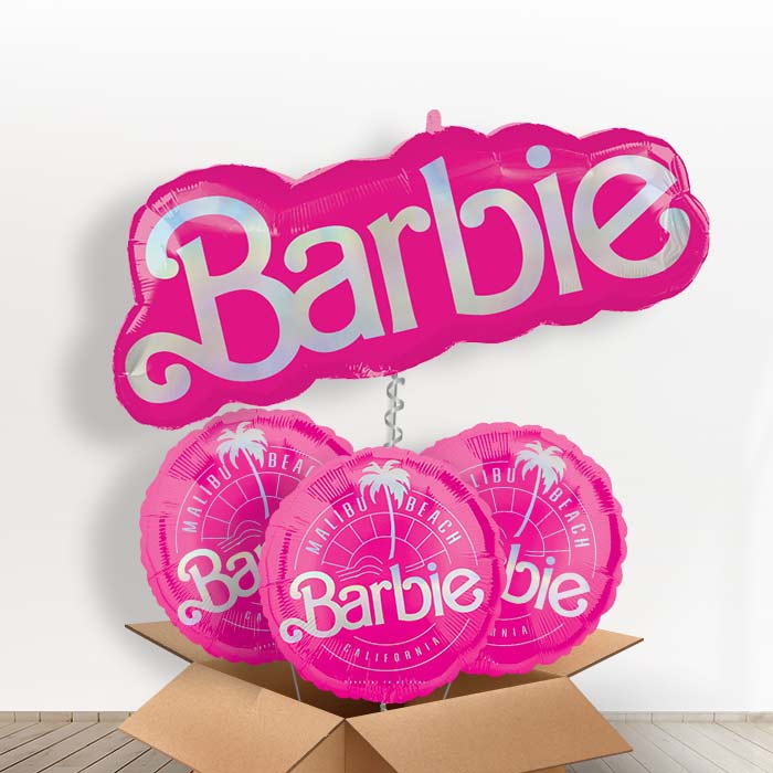 Barbie Supershape Foil Balloon in a Box - With 3 Themed Balloons | Small Indoor Plants