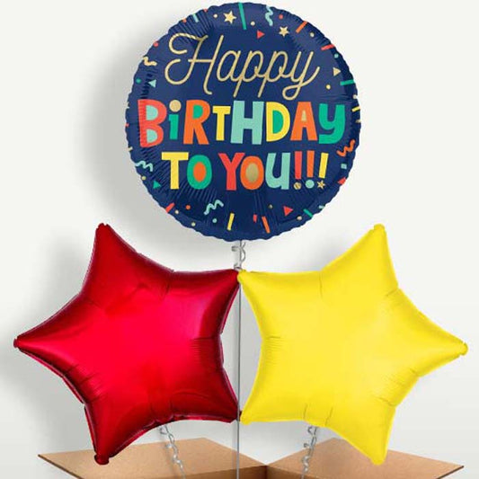 Happy Birthday to You Balloons in a Bunch | Small Indoor Plants