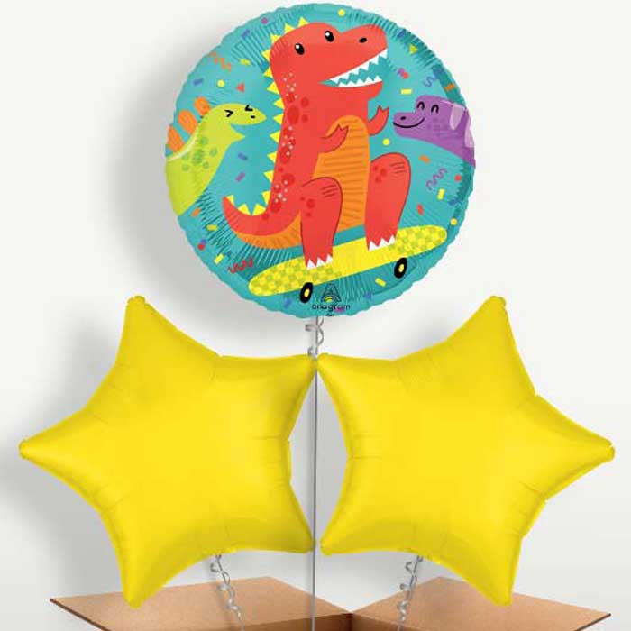 Cool Dinosaurs Bunch of Balloons Inflated with Helium | Small Indoor Plants
