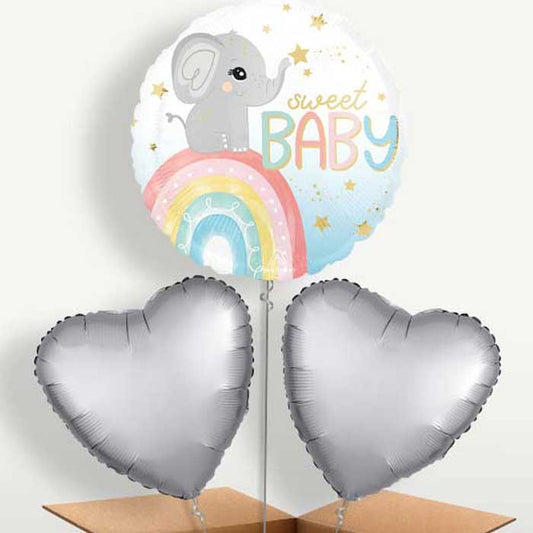 Sweet Baby Elephant Bunch of Balloons | Small Indoor Plants