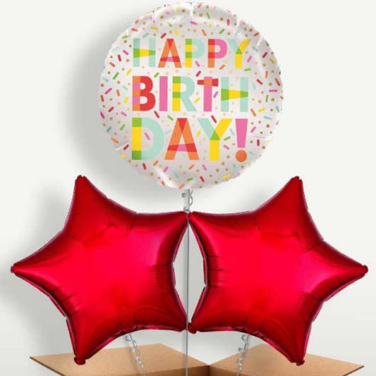 Sprinkles Donut Helium Bunch of Balloons | Small Indoor Plants
