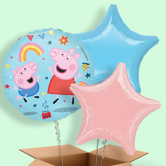 Peppa Pig Messy Play Foil Balloon in a Box