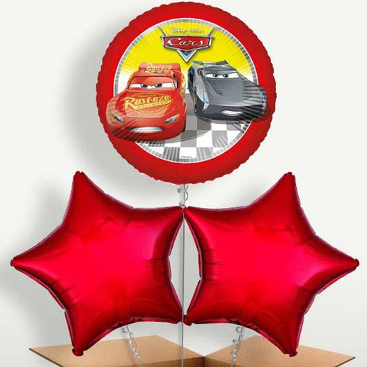 Cars Lightning McQueen & Jackson Storm Bunch of Balloons | Small Indoor Plants