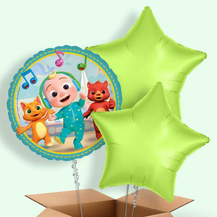 Cocomelon Helium Balloon in a Box - 3 Balloon | Small Indoor Plants