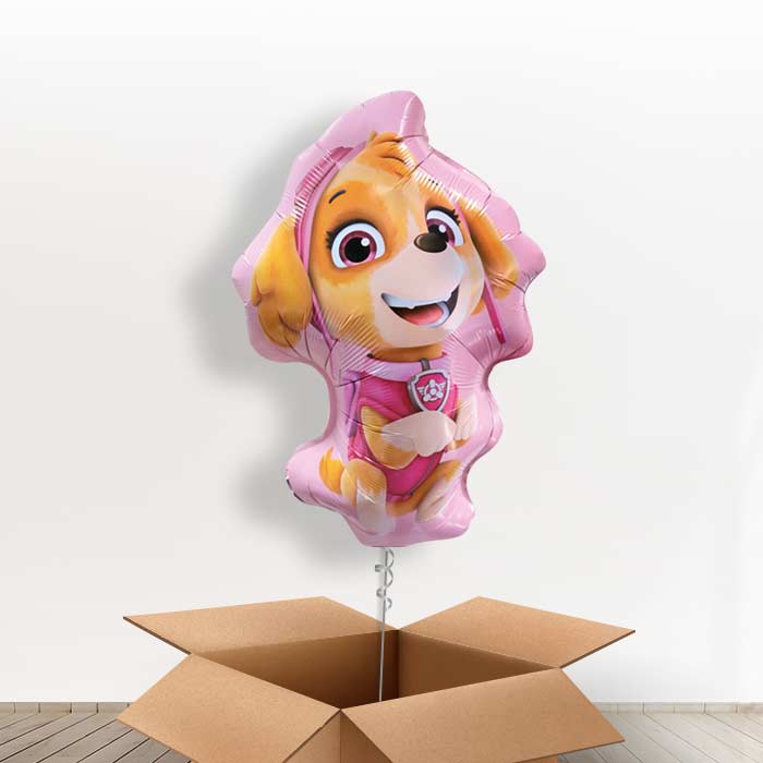 Giant Skye Shaped Foil Balloon in a Box