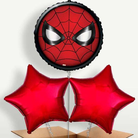 Spiderman Face Helium Bunch of Balloons | Small Indoor Plants