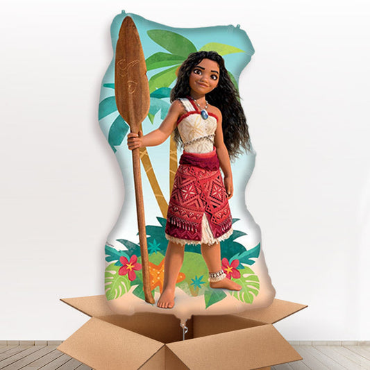 Giant Moana Helium Balloon In a Box - Giant Balloon | Small Indoor Plants