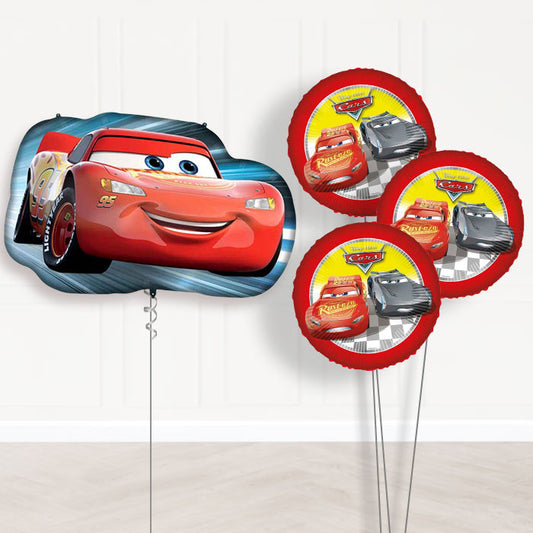 Lightning McQueen Balloon Bouquet - Themed Bouquet | Small Indoor Plants