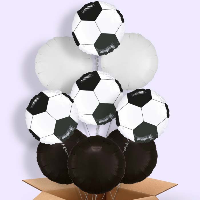 Black Football Balloon in a Box