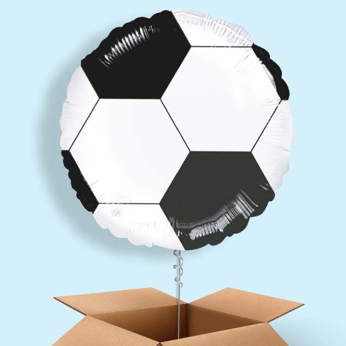 Black Football Balloon in a Box