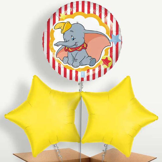 Dumbo Trio Balloon Bunch inflated with Helium | Small Indoor Plants