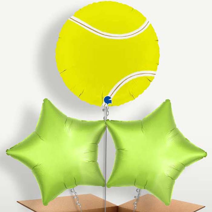 Tennis Ball Helium Bunch of Balloons | Small Indoor Plants