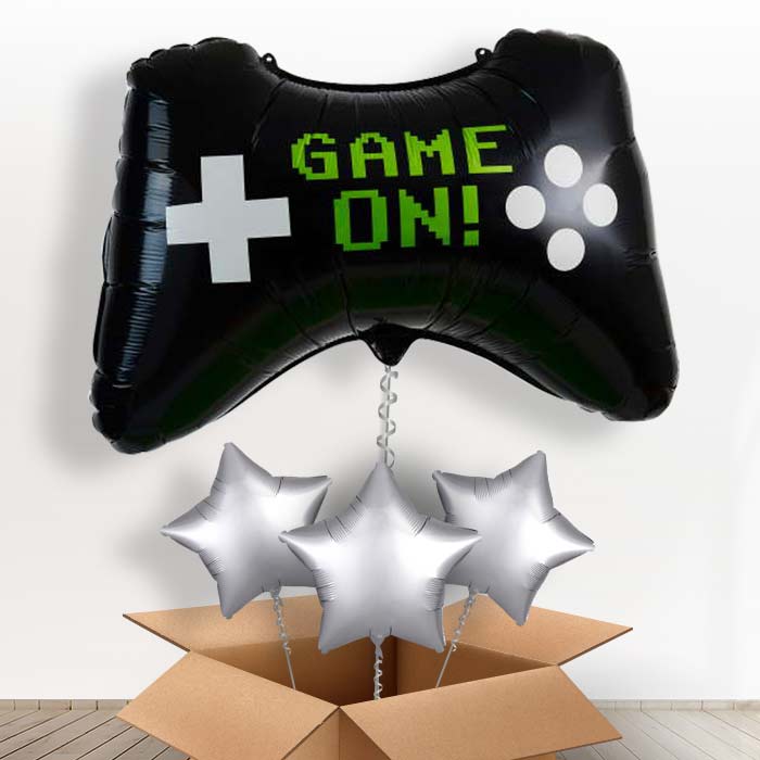 Game Controller Game on Balloon in a Box - With 3 Plain Balloons | Small Indoor Plants