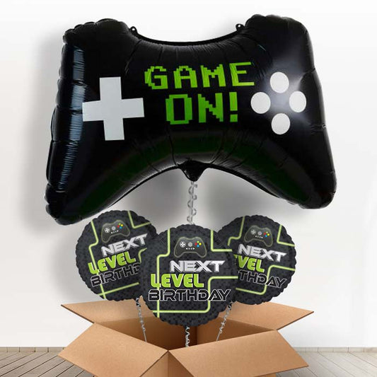 Game Controller Game on Balloon in a Box - With 3 Themed Balloons | Small Indoor Plants