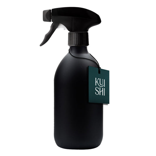 Black Glass Spray Bottle for Plants Eco-Friendly