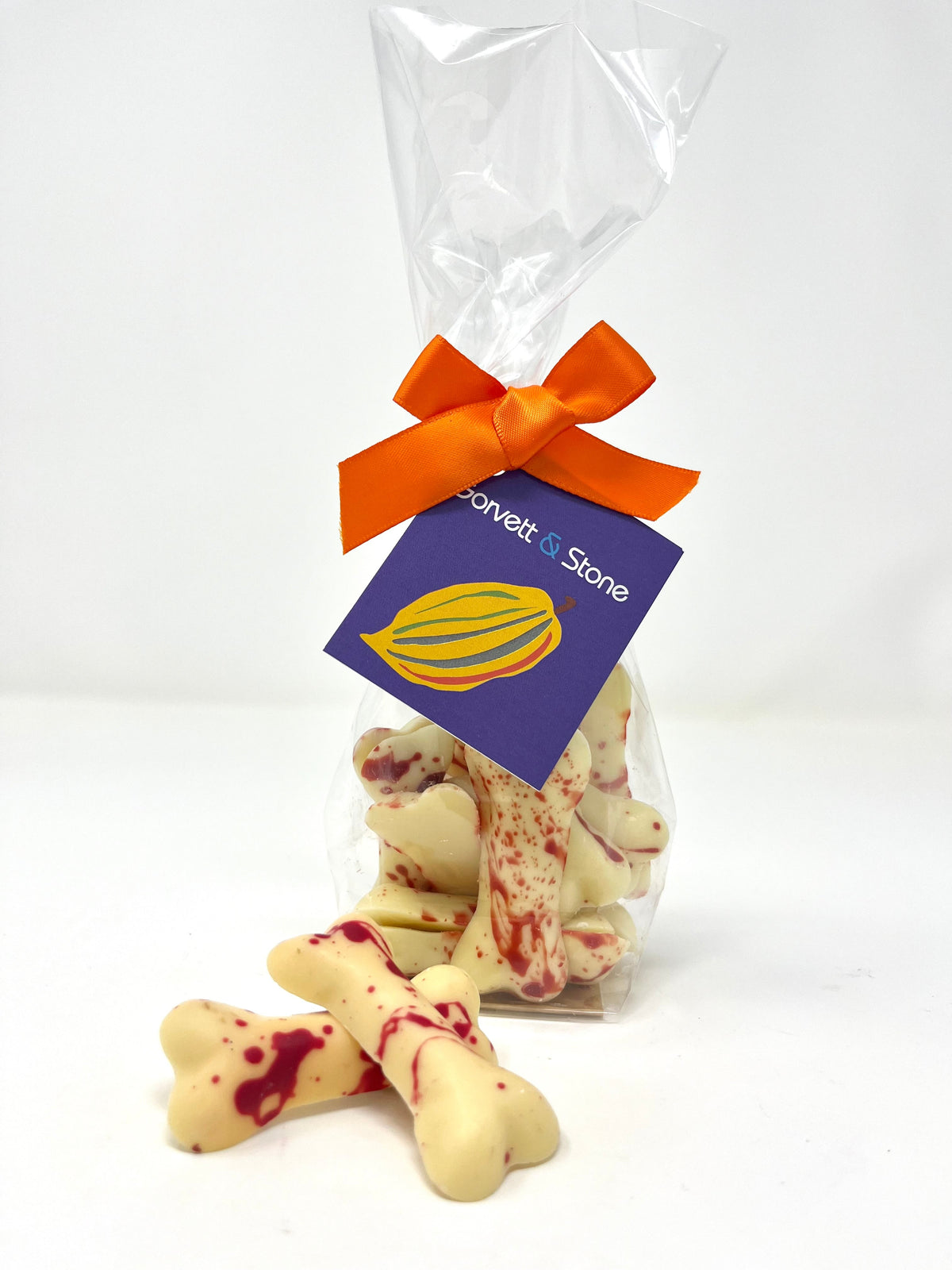 White Chocolate Bloody Bones - Luxury Halloween Chocolates