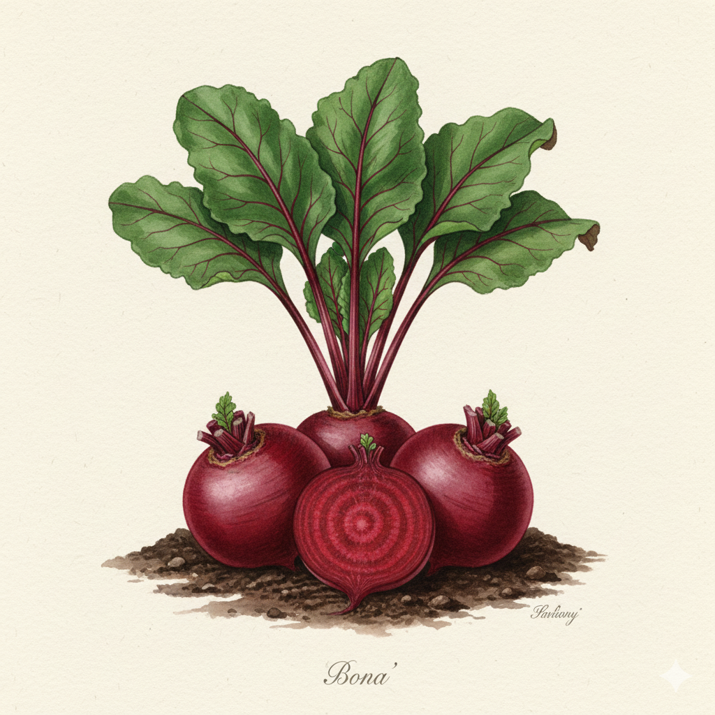 Bona Beetroot Seeds - Grow Exceptionally Sweet and Smooth Beetroots (300 Seeds)