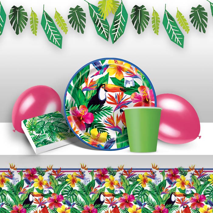 Tropical Party Pack with Decorations