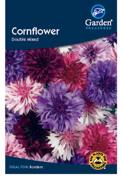 Cornflower Double Mixed Seeds