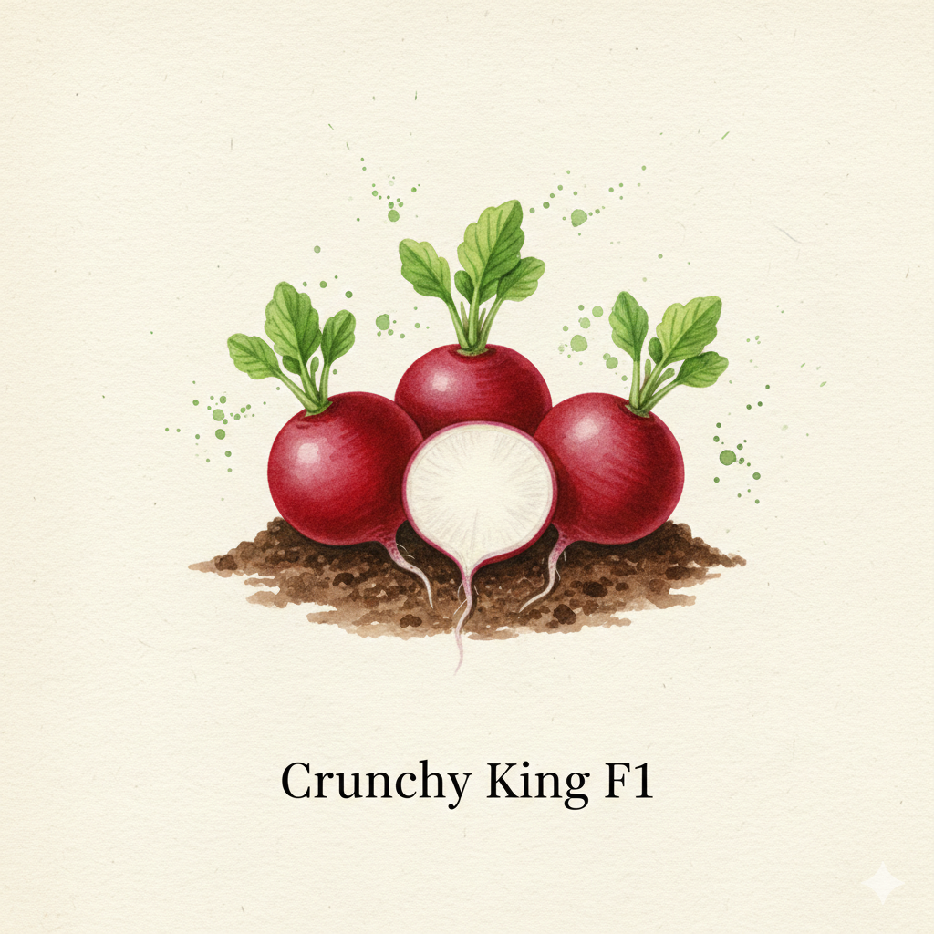 Crunchy King Radish Seeds - Elevate Your Garden with Premium, Uniform & Crisp Flavor