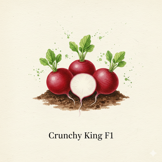 Crunchy King Radish Seeds - Elevate Your Garden with Premium, Uniform & Crisp Flavor
