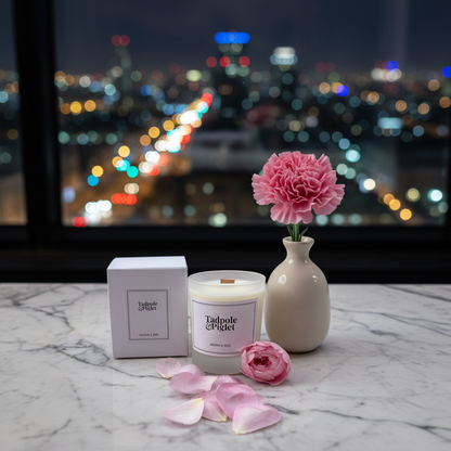 Damson & Rose Scented Candle
