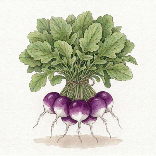 Royal Purple Radish Seeds - Diana Variety (250 Count) for Thriving Gardens