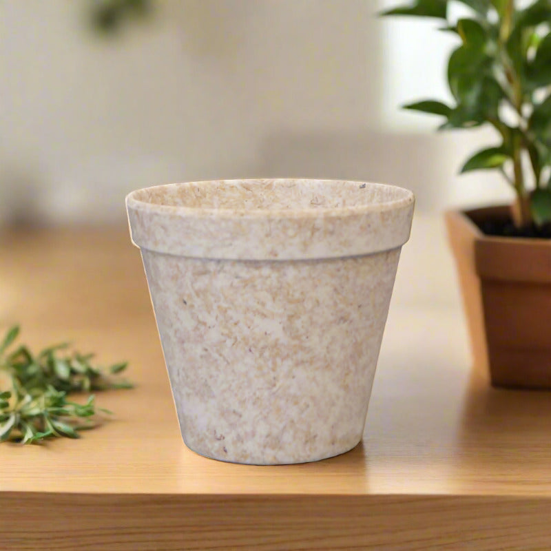 Eco-Friendly Oatmeal Plant Pot (11cm)