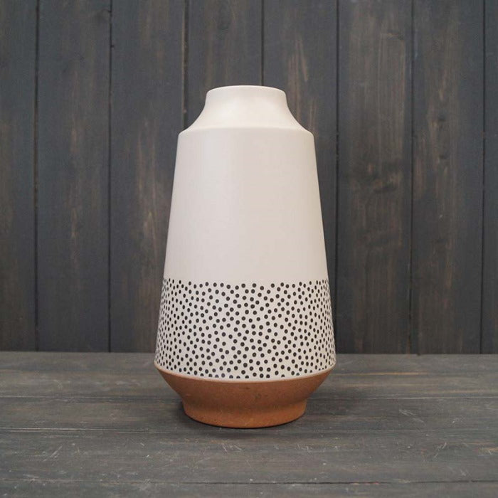 Nordic Dotty Bamboo Vase Sustainable 26.5cm