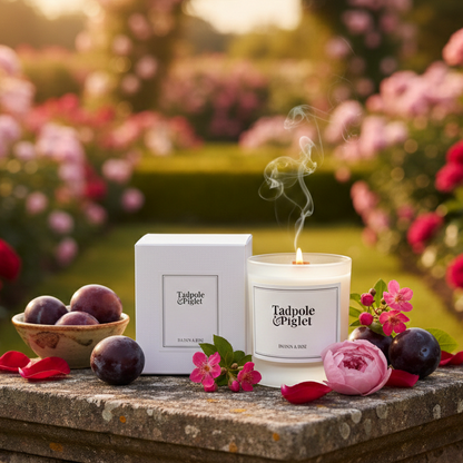 Damson & Rose Scented Candle
