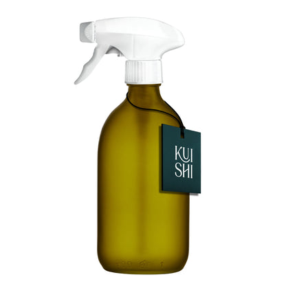 Green Glass Plant Spray Bottle Eco-Friendly