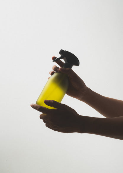 Green Glass Plant Spray Bottle Eco-Friendly