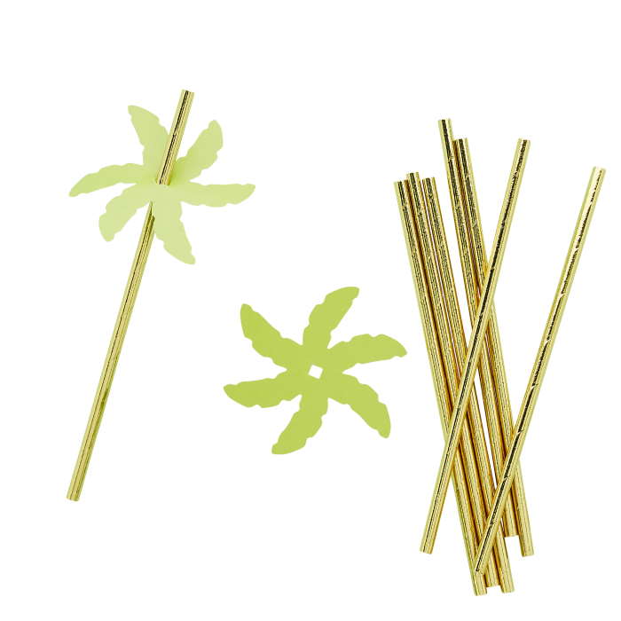 Palm Leaf Straws 24 pack