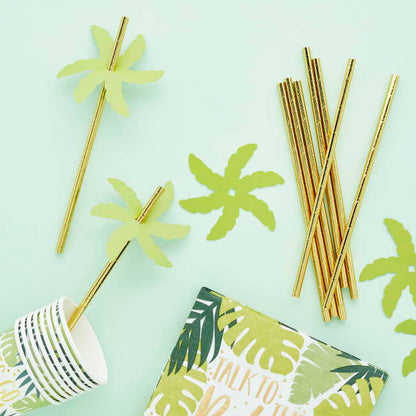 Palm Leaf Straws