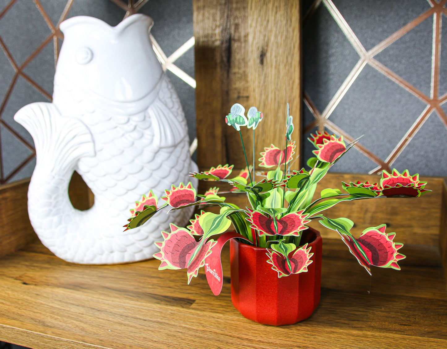 The Venus Fly Trap Artificial Botanical Craft Kit by Plantlike