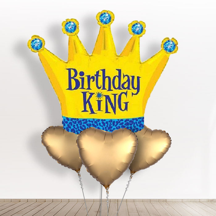 Giant King Crown Balloons in a Box - With 3 Plain Balloons | Small Indoor Plants