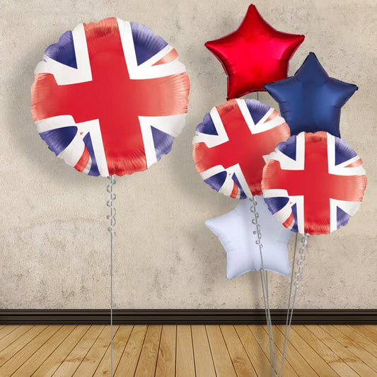 Great Britain | Union Jack Balloon in a Box - 1 Balloon | Small Indoor Plants