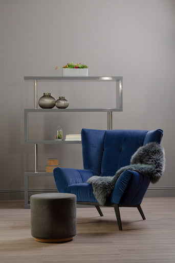 Large Smoked Grey Glass Vase | Nullah