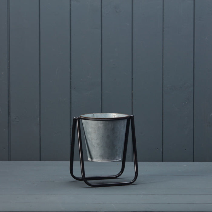 Metal Windowsill Plant Pot with Stand