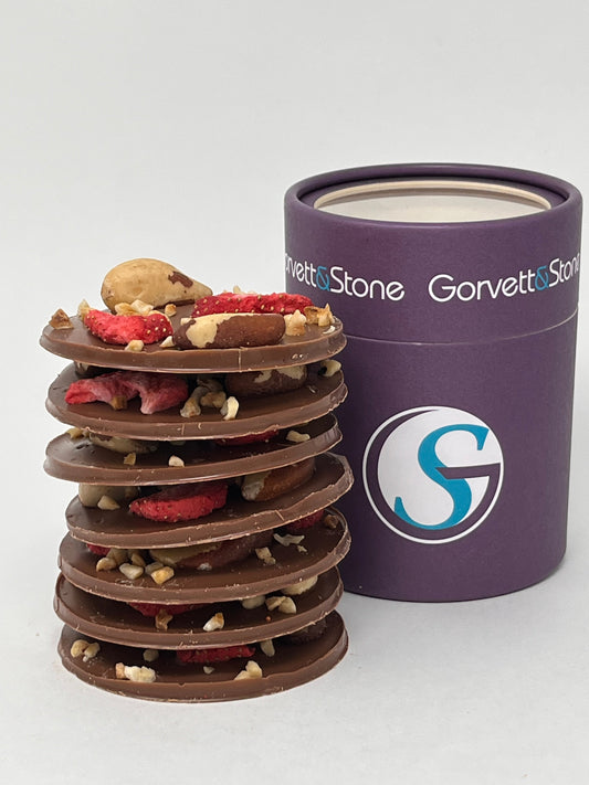 Giant Milk Chocolate Mendiants - Luxury Handmade Chocolates