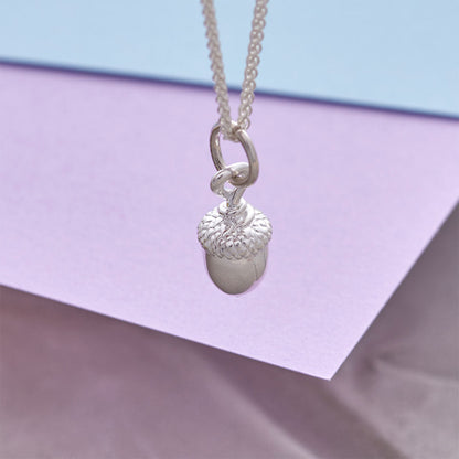 Sterling Silver Acorn Charm