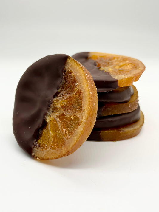Dark Chocolate Covered Candied Orange Slices