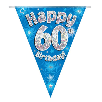 Blue Star 60th Birthday Bunting